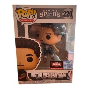 Victor Wembanyama Funko Pop #220 TargetCon Exclusive NBA Spurs Vinyl Figure